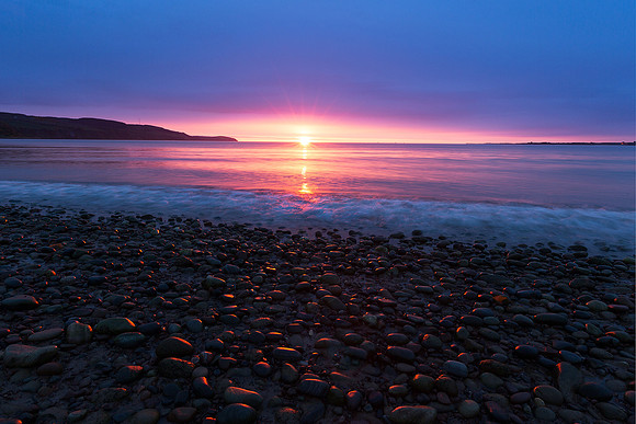 Sunrise at Rosemarkie beach